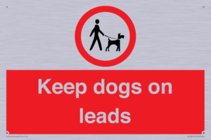 Keep dogs on leads